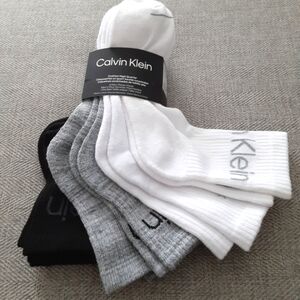 Calvin Klein High Quarter Mens Socks ( 6pk )